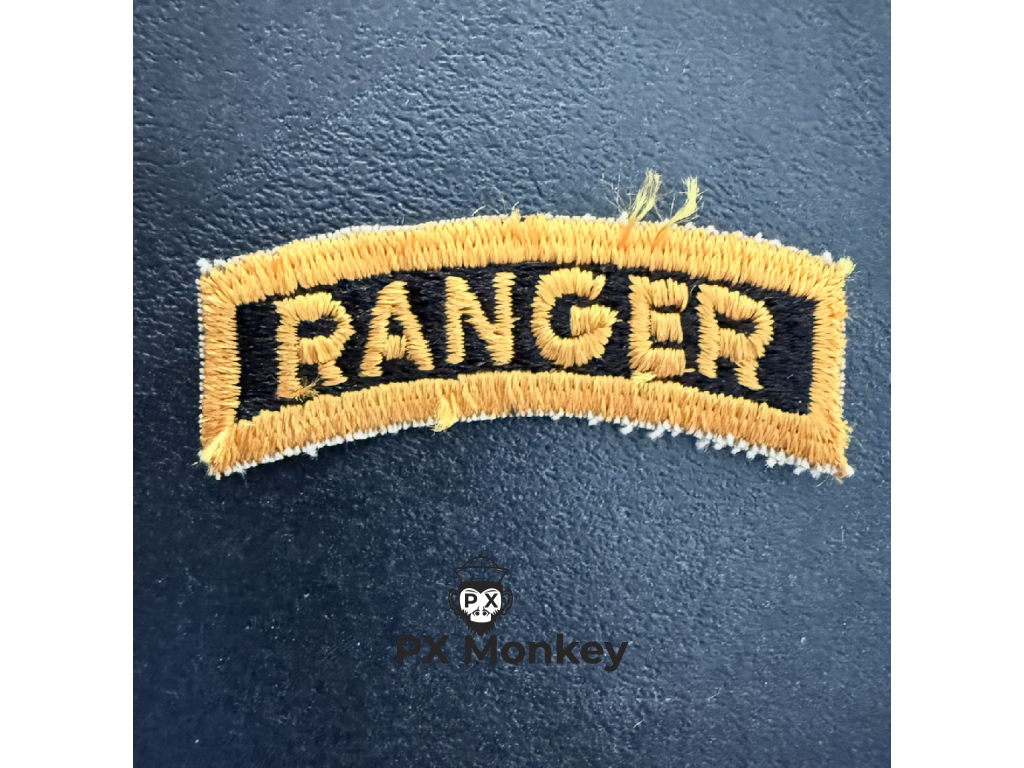 Original US Army RANGER Tab (Full Color) | Cut Edge | 1960s - PX