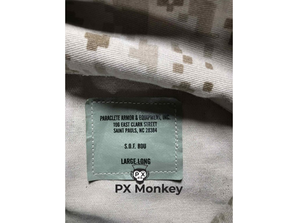 Komplet PARACLETE SOF BDU - PX Monkey