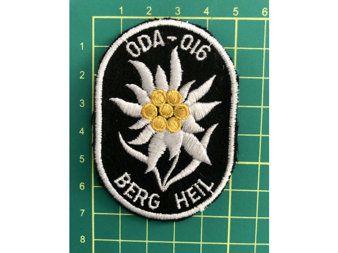 US Special Forces ODA-016 Team Patch | 10th SFG | Edelweiss | Berg Heil
