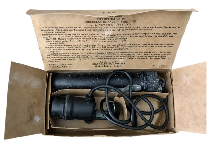 13682 binocular blinker tube type u s navy 17b15 – upraveno