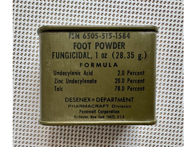Foot powder - 1973