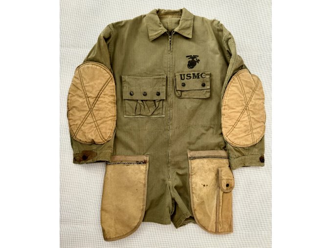 USMC Paramarines - Coverall, Parachutist, HBT, Sage Green