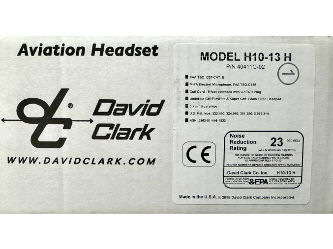 Aviation Headset David Clark - H10-13 H