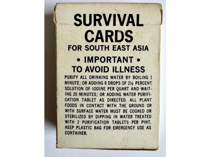 Survival Cards for South East Asia