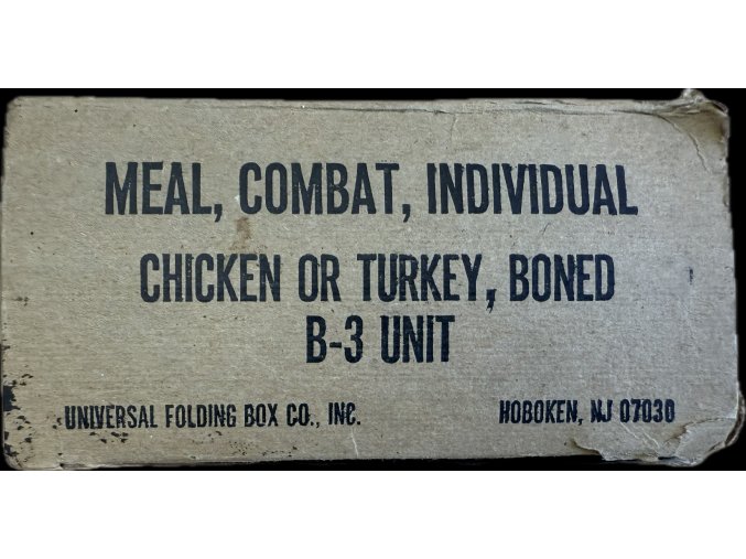 Meal, Combat, Individual B-3 Unit