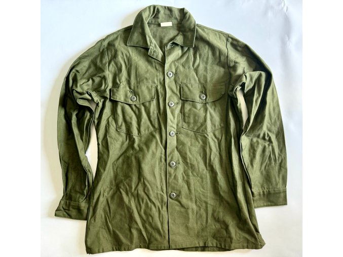 Shirt, Man's, Cotton Sateen, OG-107 - 15 1/2 x 33 - NOS