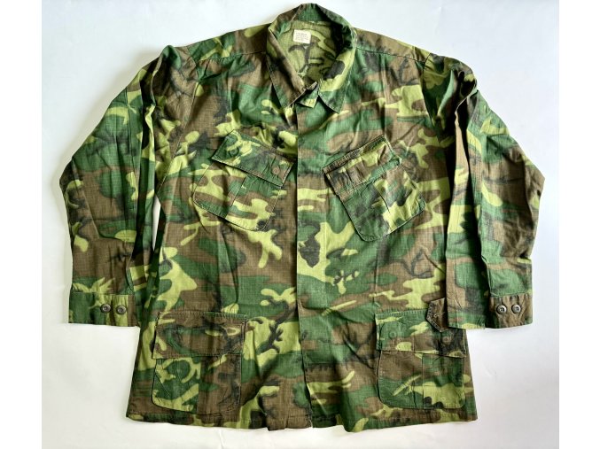 ERDL Coat man's Camouflage, Poplin, Wind Resitant, Rip-Stop - XL-R