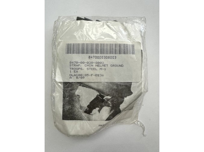 Strap, Chin Helmet Ground Troops, Steel M-1 - 1985