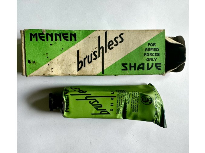 WW II Mennem Brushless Shaving Cream