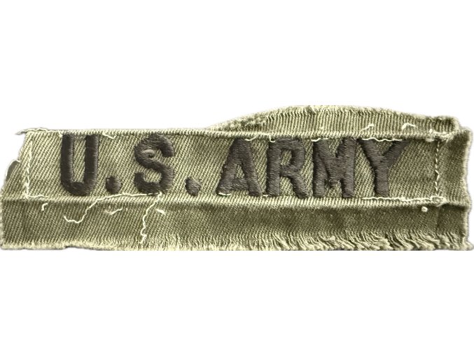 60s Vietnam War Vietnamese-Made US Army Branch Tape (1)