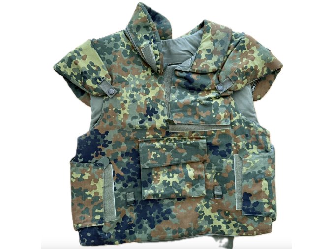 Splitterschutzweste - Flecktarn
