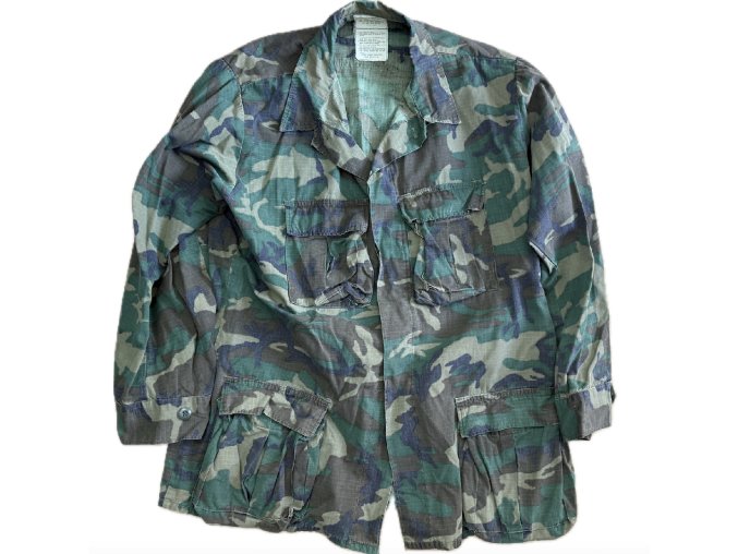 RDF Coat, Hot Weather Camouflage - Large - Long - 1977