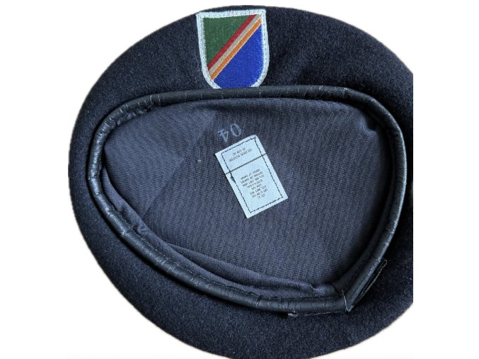 US. Army 75th Ranger Bn. Black Beret - 6 7/9 - 1984