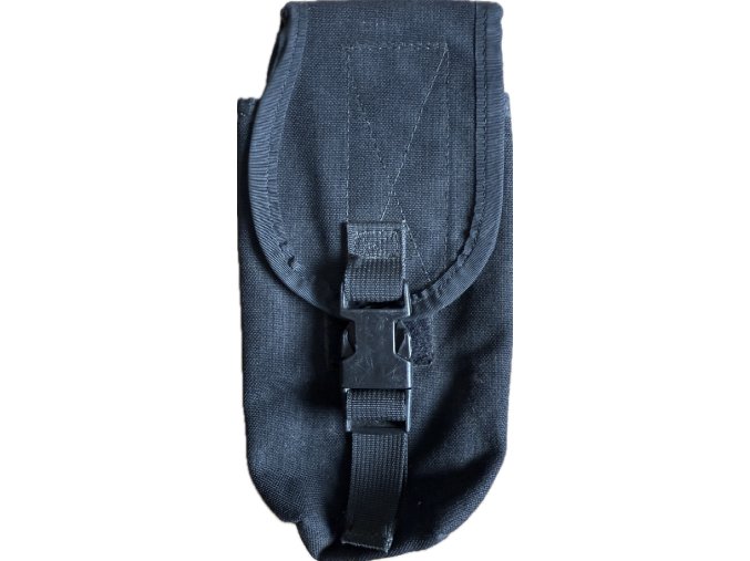 LBT Black Radio Pouch - Silver Tag