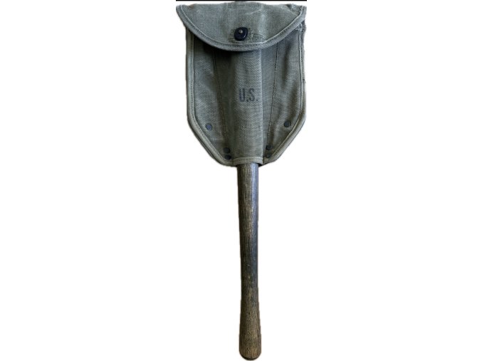 SHOVEL, FOLDING, M1943, AMES 1944, WITH CARRIER