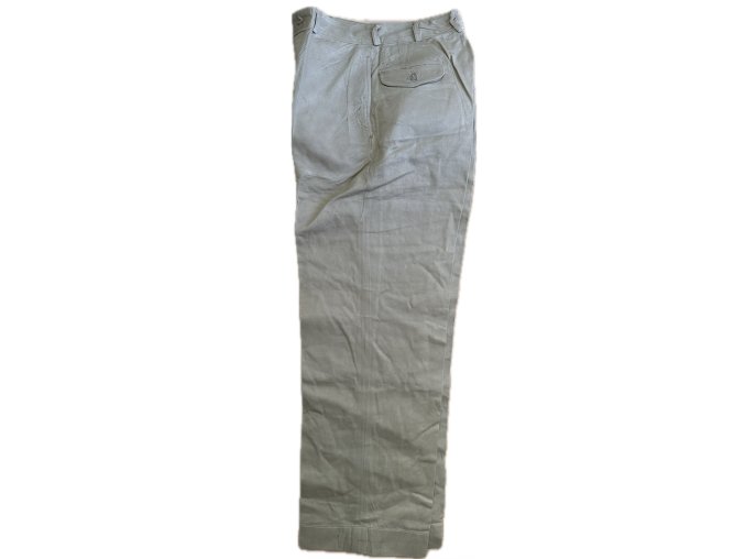 Trousers, Twill, Khaki With Hip Pockets 28x33 - 1957