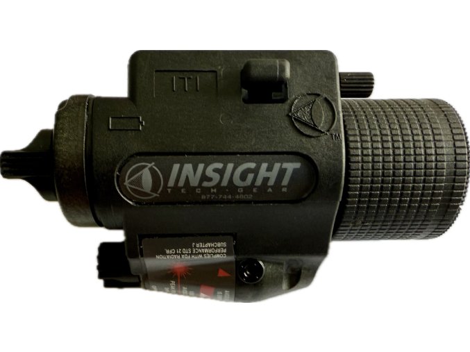 Insight Tech Gear M6X Tactical Illuminator Flashlight with Laser LED Universal