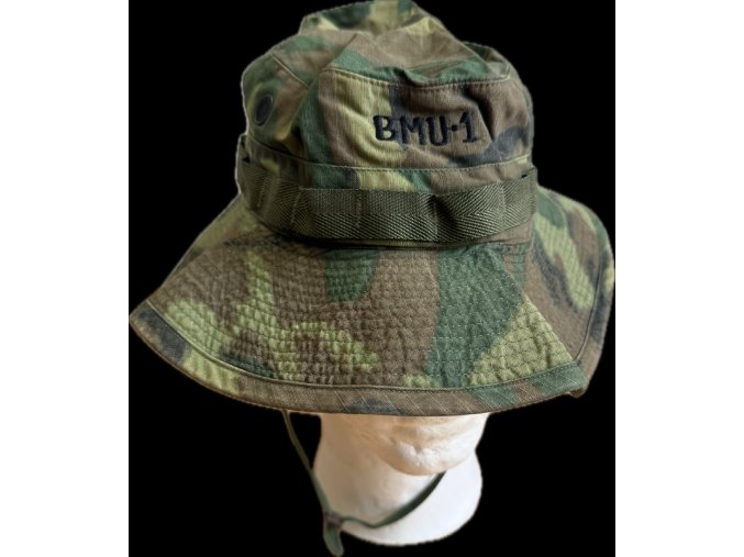 Vietnam War ERDL Boonie Hat - US Navy BMU-1 Marking