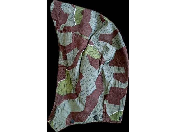 1950S WEST GERMAN BUNDESWEHR SPLINTER FIELD JACKET HOOD SPLITTERTARN (1)