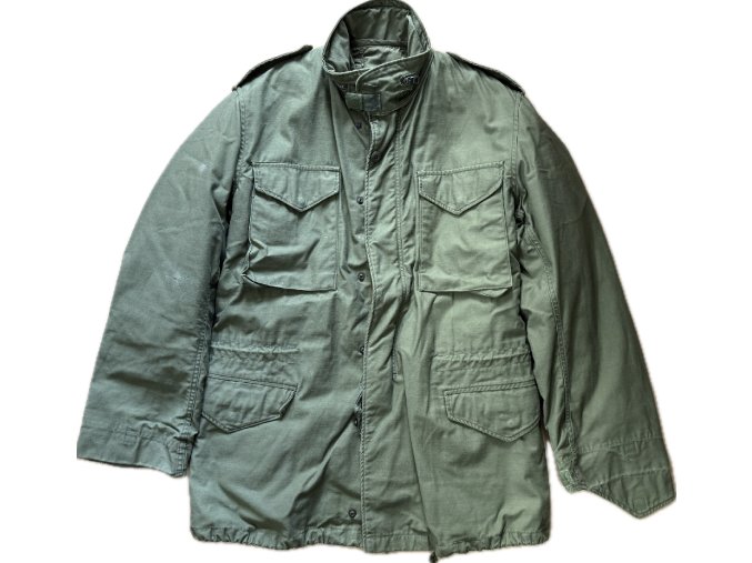 US M-65 Field Jacket (1971) | Alpha Industries | Aluminum Zips | w/ Liner | Size M-L