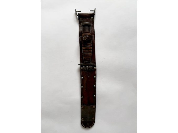 US M3 Knife Kinfolks (Blade Marked) | M6 Scabbard Viner Bros 1943