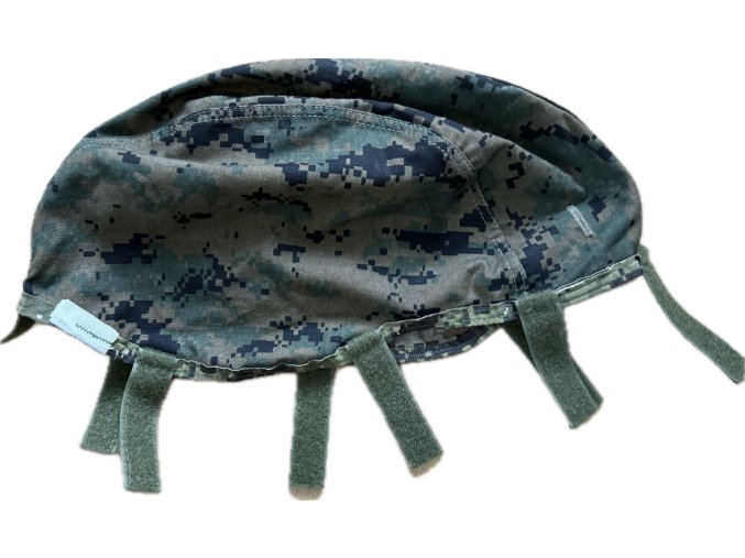 Rare LBT-2286 Prototype USMC Helmet Cover | Marpat w/ AOR2 Trim | White Tag Test Sample