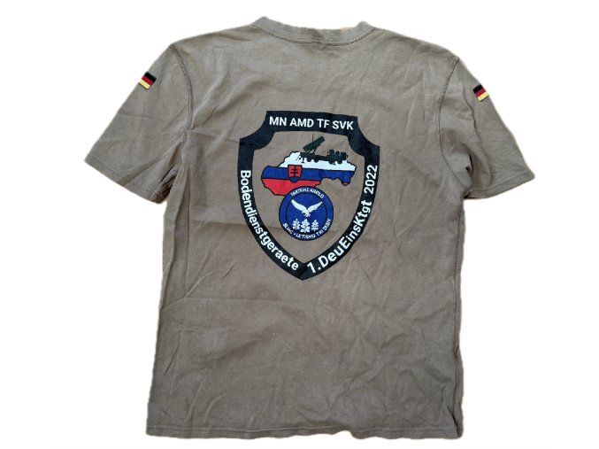 Bundeswehr Funkční Triko | Mise Patriot Slovensko 2022 | Sliač | Vel. 54 (L/XL)
