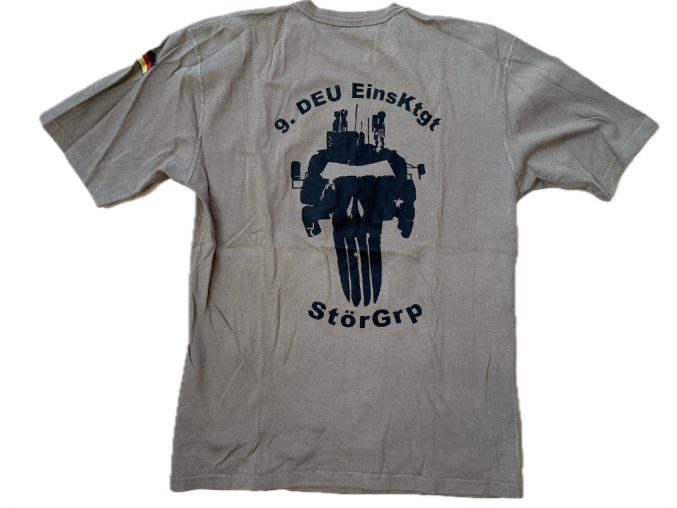 Bundeswehr Funkční Triko "StörGrp" | Elektronický boj (EloKa) | Punisher | Vel. 50 (M)