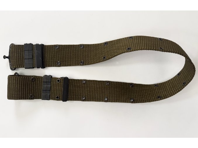 USGI Early LC-1 Nylon Pistol Belt | Metal Hook Buckle | Size Large | Unissued