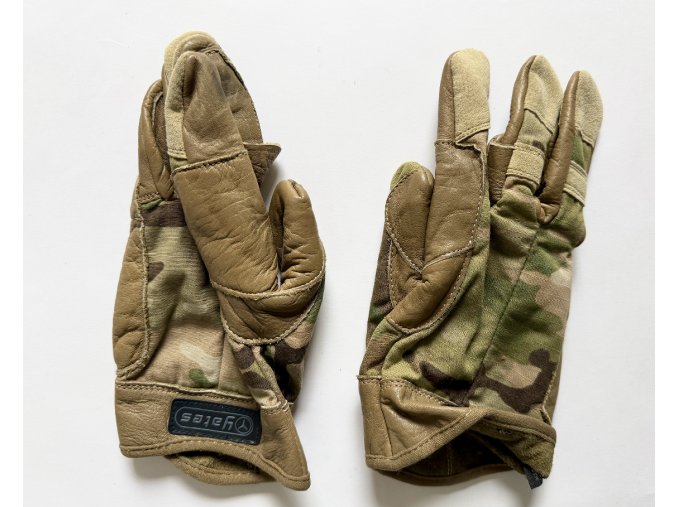Yates Tactical Fast Rope Gloves | Multicam & Leather