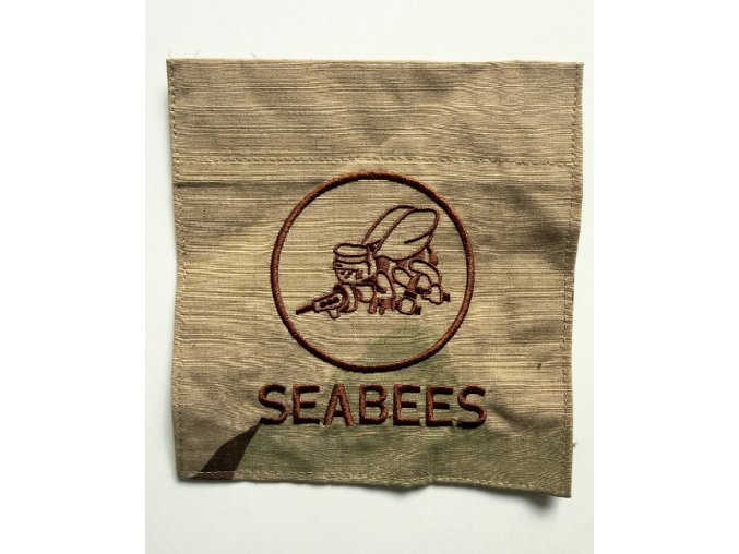 US Navy SEABEES Ripstop Pocket Panel | DCU Desert