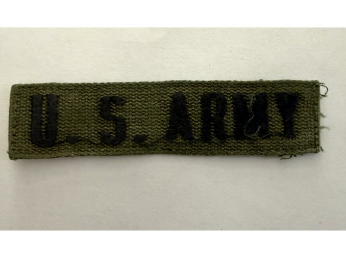Original U.S. ARMY Branch Tape | Early Nylon Web (1970s) | Used