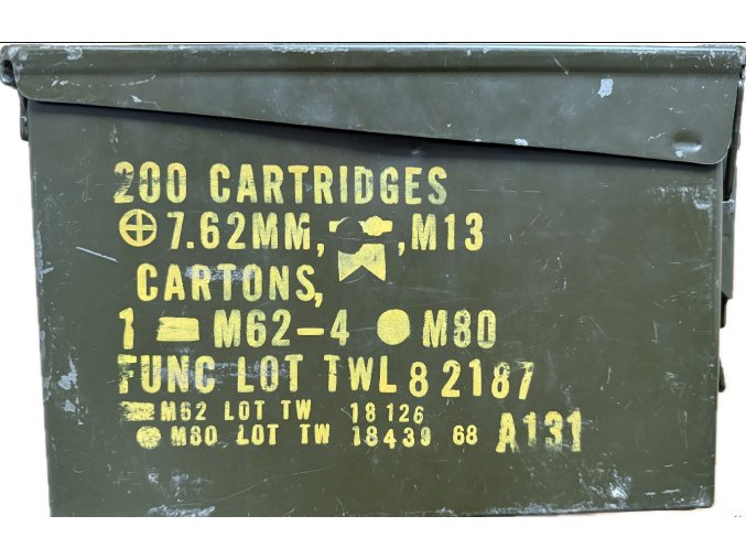 Original US Army Ammo Can (7.62mm / M60) | 1968 Dated | Vietnam War
