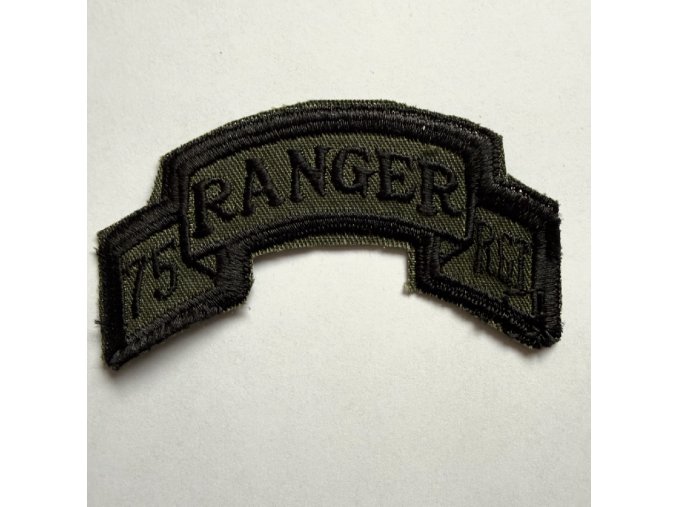 Original 75th Ranger Regiment Scroll Patch | Subdued | 1980s