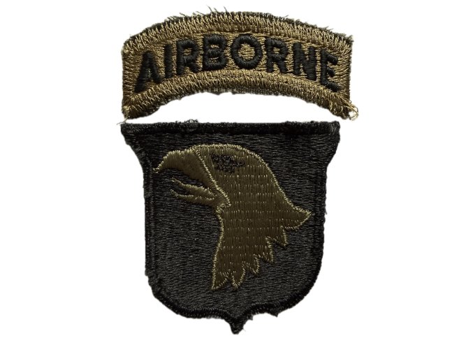 Original 101st Airborne Division Patch (Screaming Eagles) | Subdued | Cut-Edge