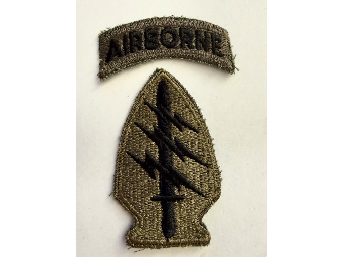 Original US Army Special Forces Patch w/ Airborne Tab (Vietnam) | Subdued