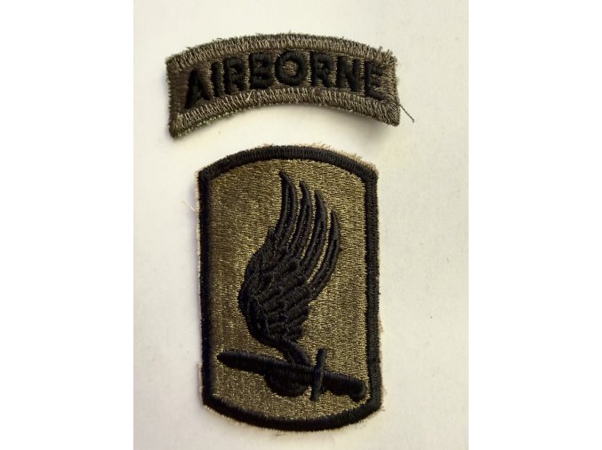 Original 173rd Airborne Brigade Patch (Sky Soldiers) | Subdued | Cut-Edge