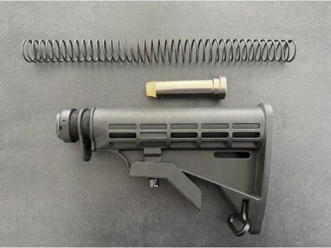 Complete M4 / AR-15 Stock Assembly | 3-Position | Unused
