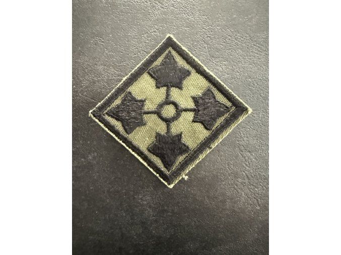 Original US Army 4th Infantry Division Patch | Subdued Twill | Vietnam Era