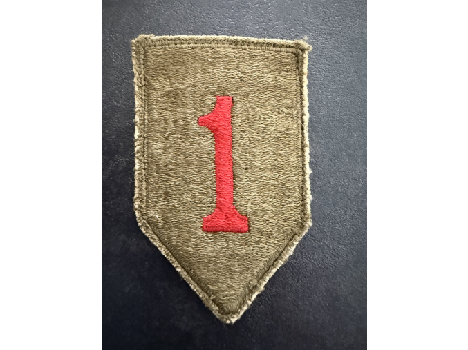 Original WWII 1st Infantry Division "Big Red One" Patch | Cut Edge