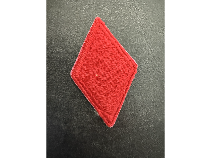 Original WWII 5th Infantry Division "Red Diamond" Patch | Cut Edge