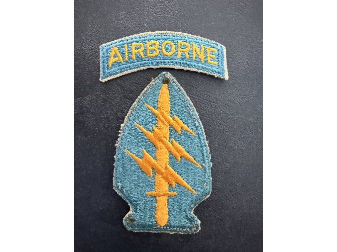 Original US Special Forces Patch w/ Experimental Airborne Tab | Cut Edge