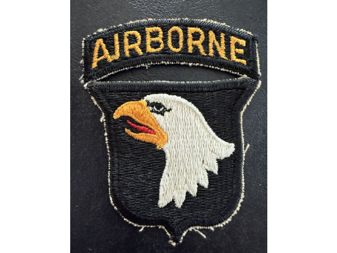 Original 101st Airborne "Screaming Eagles" Patch | One-Piece, Cut Edge