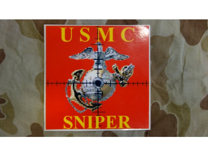 4028 nalepka usmc sniper