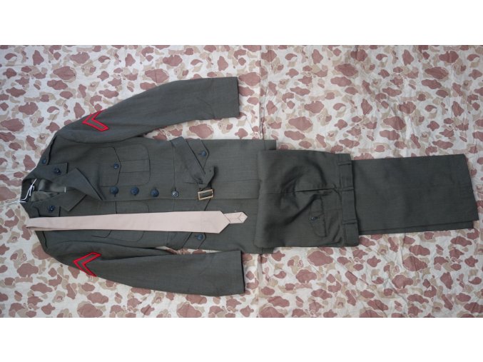 USMC Green Uniform sako 39XL, kalhoty 33L
