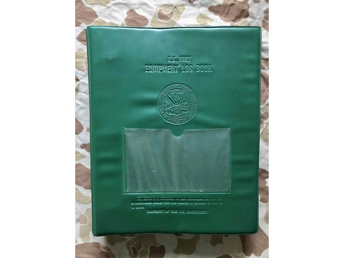 U.S. Army Equipment Log Book