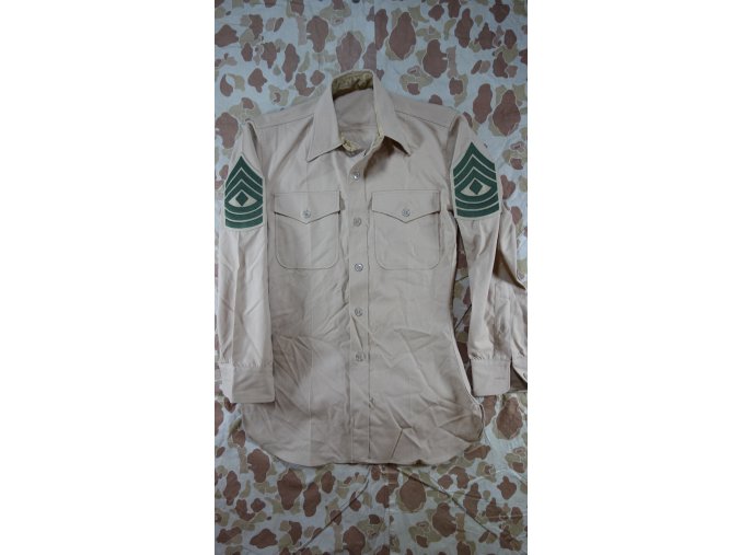 USMC long sleeve sand shirt - old type