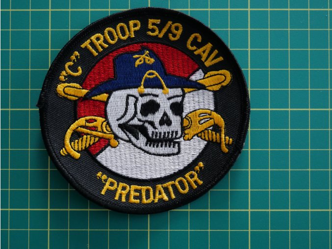Nášivka C Troop 5/9 CAV "Predator"