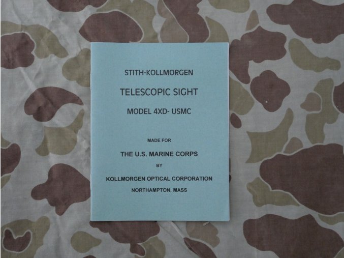 Manuál Telescopic Sight Model 4XD- USMC