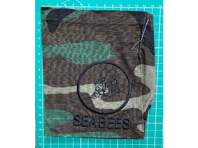 Nášivka Sea Bees na kapse